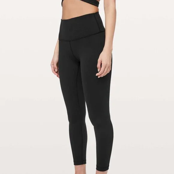 Lululemon Wunder Under High-Rise 7/8 Tight *Full-On Luon 25" Black size 4 - Picture 2 of 8